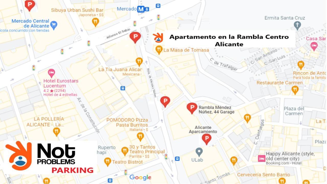 Apartamento En La Rambla Centro Alicante C Exterior foto